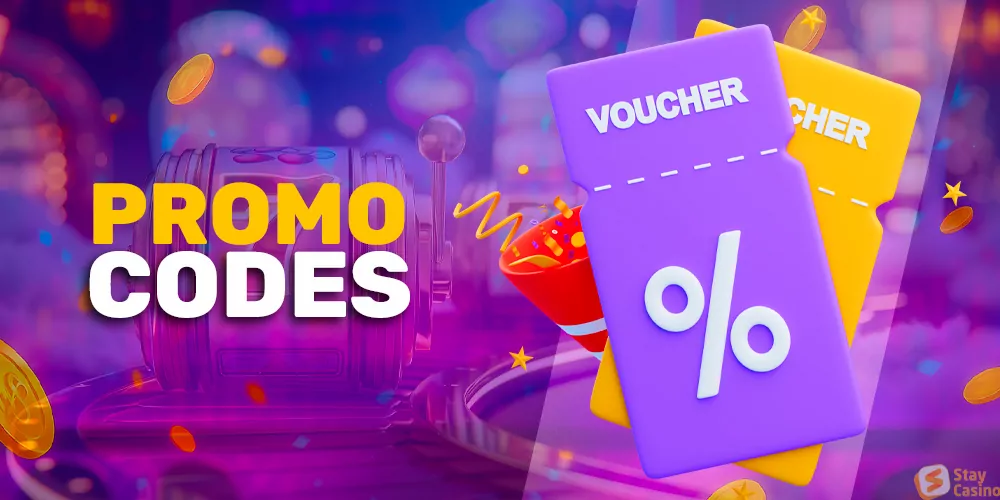 Use promo codes to get bonuses