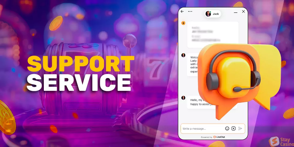 Casino support service