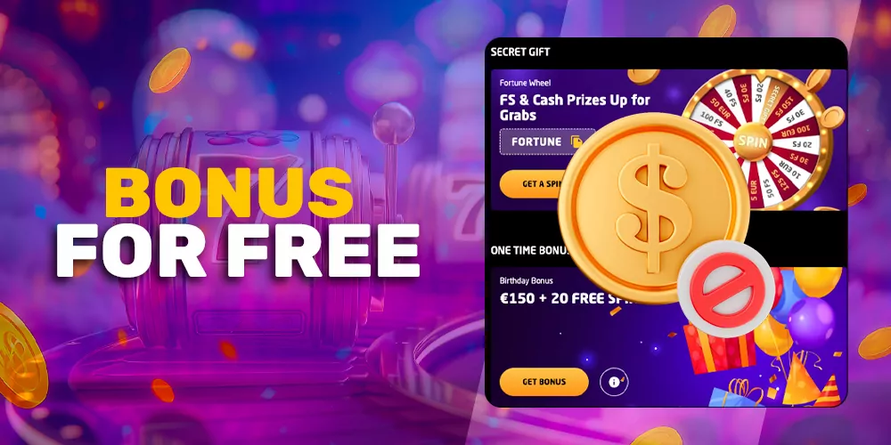 Non-deposit bonus options