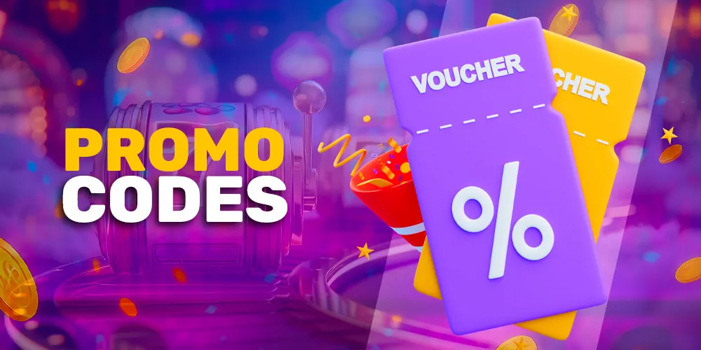 Use promo codes to get bonuses